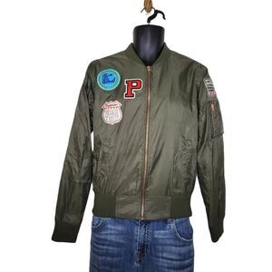 Iris Los Angeles Bomber Jacket Youth Sz M Boys Coast‎ Superior Team Kidcore